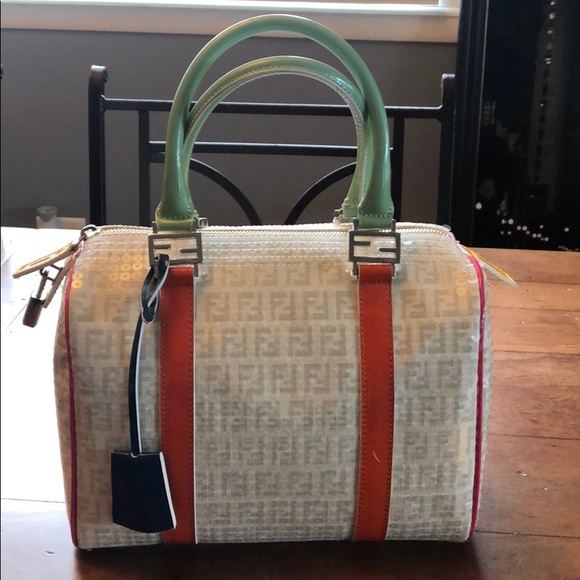 Fendi  Collectors Ricami Embroidered Handbag - Picture 3 of 8